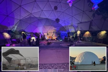 Burning Man orgy dome seeks K in funds to erect iconic desert space for 2026 festival