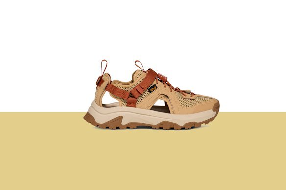 Teva “Hurricane XLT” closed-toe sandals.