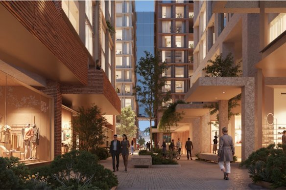 An artist’s impression of Orchard Piper project.
