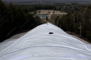 N.S. resort is the latest using high-tech blankets to save snow for next ski season