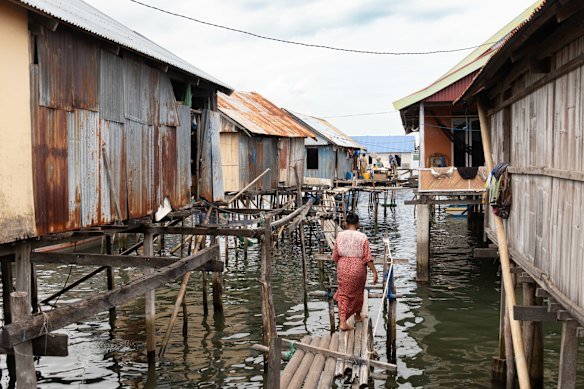 A fishing village on Flores.