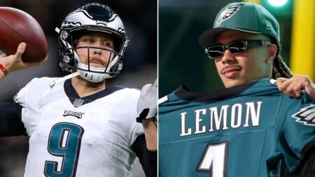 Makai Lemon becomes first Eagle to wear No. 9 since Nick Foles led Philadelphia to its first Super Bowl title