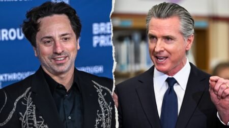 Sergey Brin confronted Gavin Newsom at treehouse party before ditching California over billionaire tax