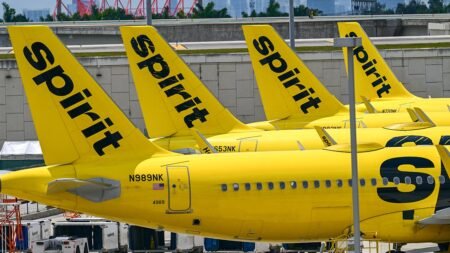 Retiring Spirit pilot whose final flight was canceled gets tribute from competitor airline