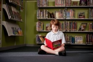 There are fewer school libraries, but only one student group is affected