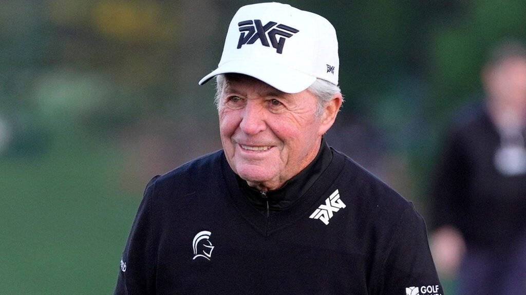 Gary Player, 90, takes on Bryson DeChambeau in White House push-up contest as Trump watches