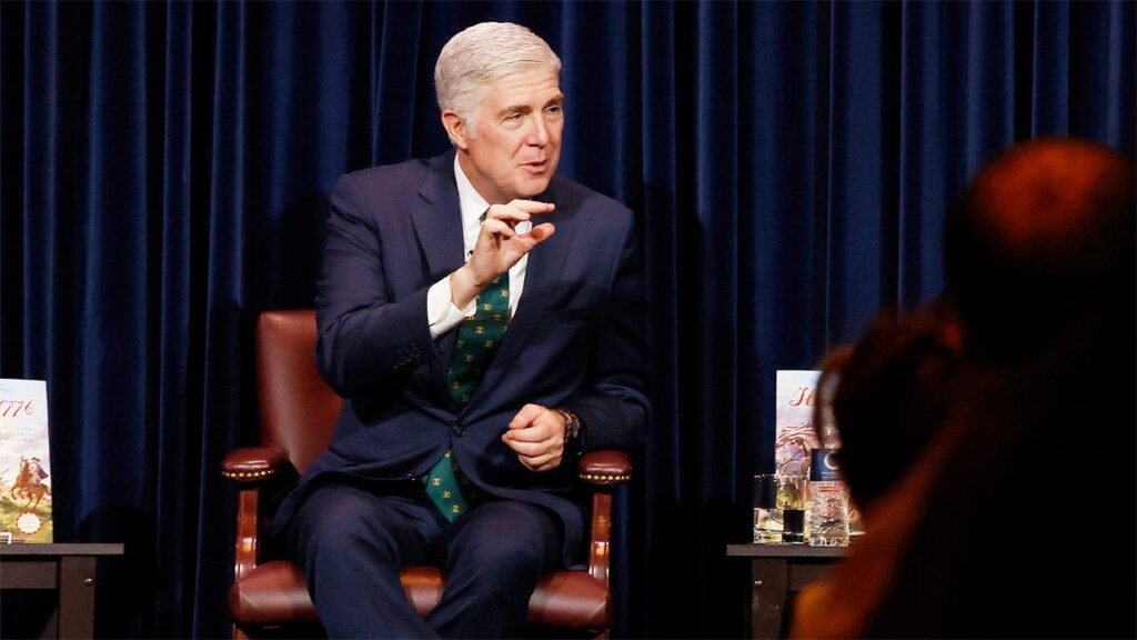 Justice Neil Gorsuch breaks silence on violent threats against judiciary, Supreme Court leaks
