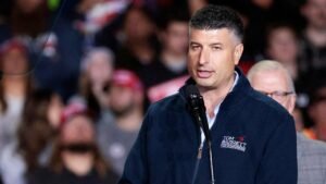 Swing-district Republican breaks with Trump, pushes limits on Iran war