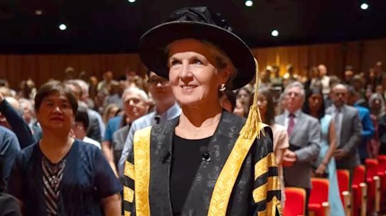 Julie Bishop’s role at the ANU is expected to conclude in December.