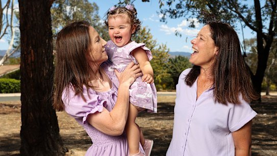 After two months of being stranded in Colombia, Melinda and Gail McCann could return home with their baby, Alexis.