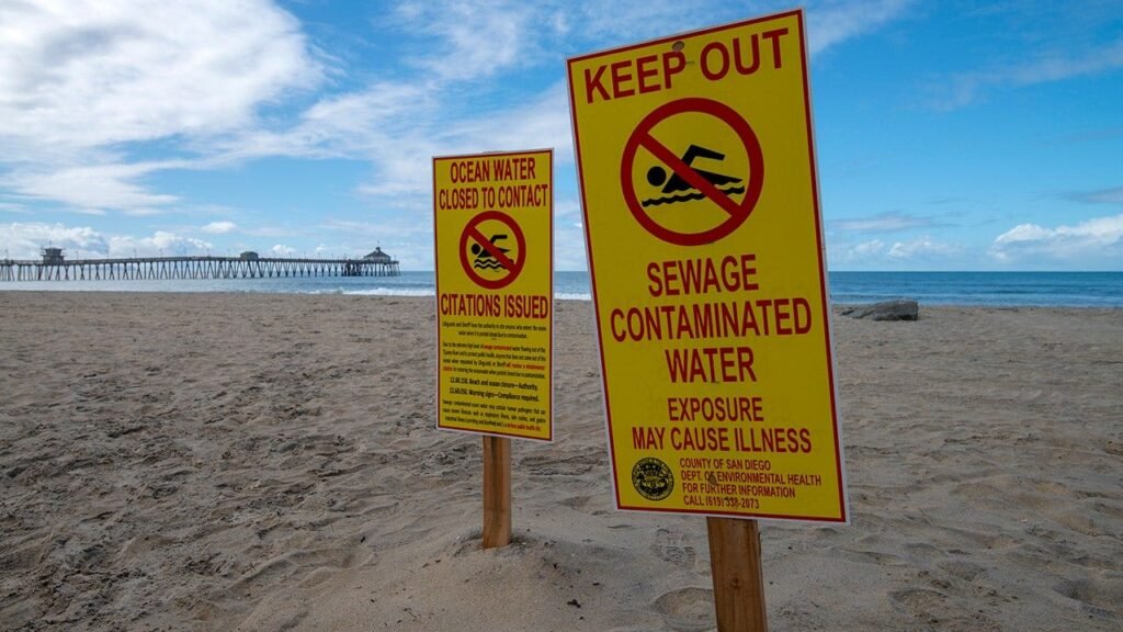 Tsunami of sewage from Mexico barrels toward US coastline, officials warn Tsunami of sewage from Mexico barrels toward US coastline, officials warn