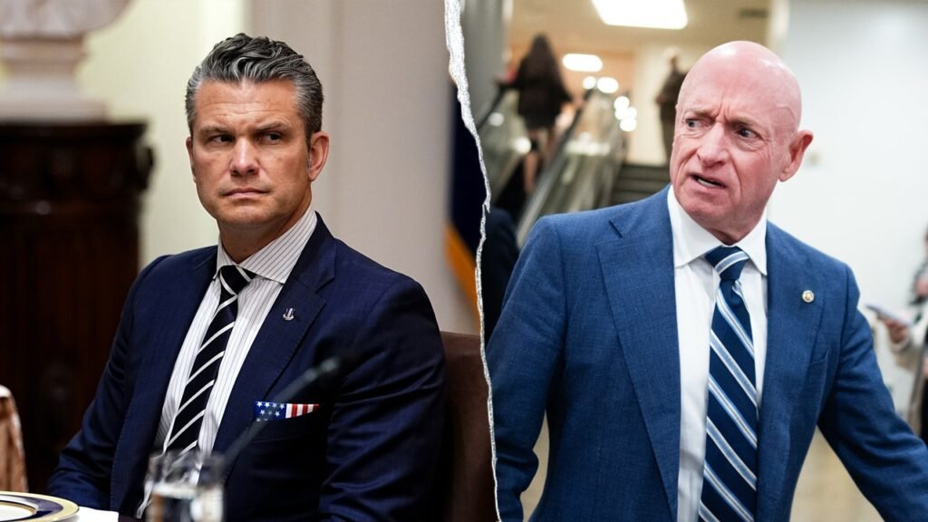 Hegseth says Pentagon will review Mark Kelly’s public statements about classified briefing amid ongoing feud