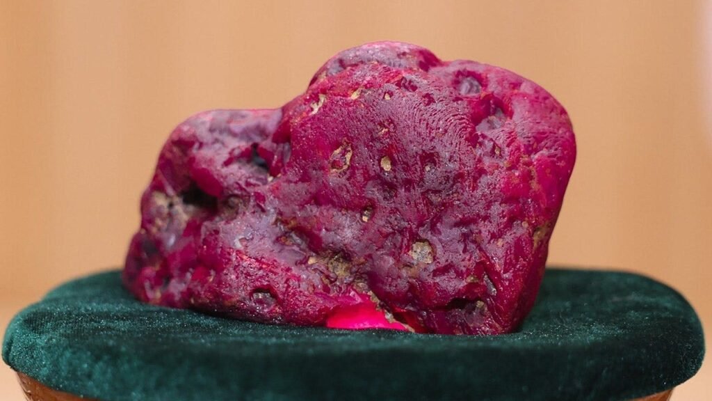 Massive 11,000-carat ruby believed to be second-largest ever found in conflict-ridden country Massive 11,000-carat ruby believed to be second-largest ever found in conflict-ridden country