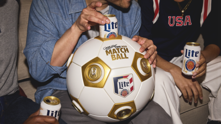 Miller Lite celebrates 2026 FIFA World Cup fans with a limited-edition Matchball that holds a 12-pack