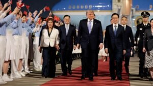 Trump gets red-carpet welcome in China, but past Beijing trip shows pageantry only goes so far Trump gets red-carpet welcome in China, but past Beijing trip shows pageantry only goes so far