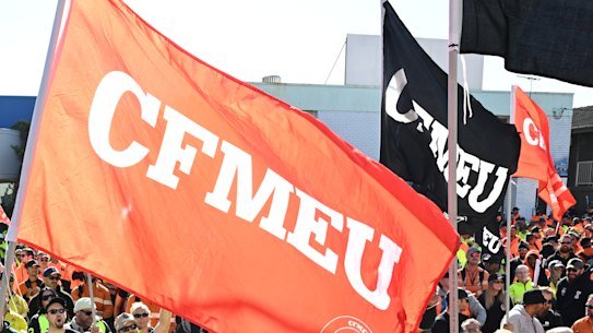 The inquiry into the militant CFMEU continues in Brisbane.