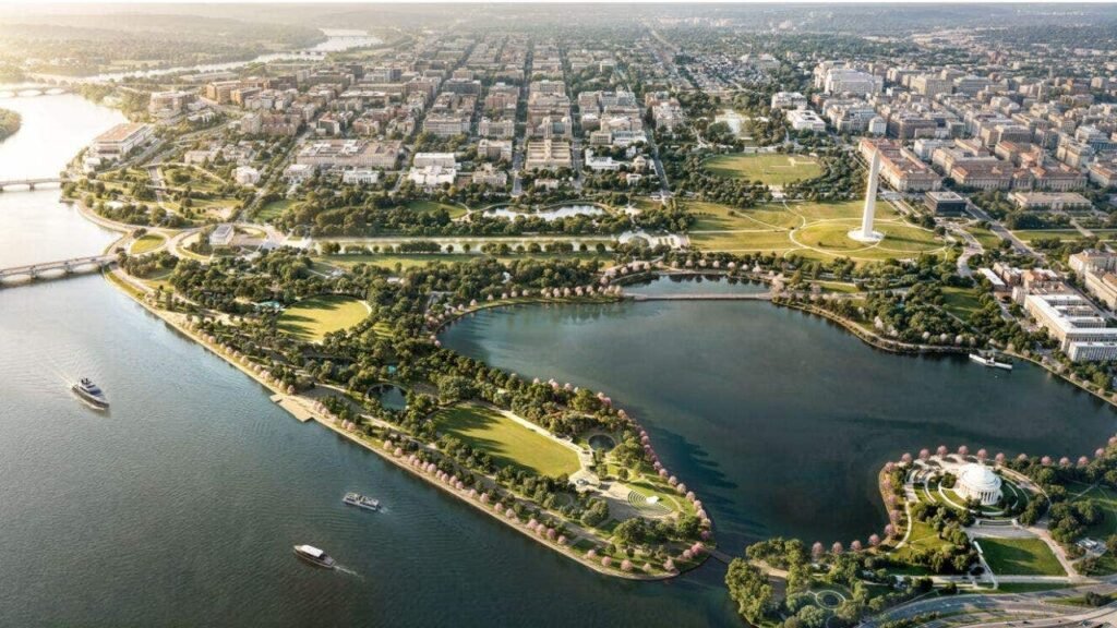 Trump announces major new landmark project in DC’s West Potomac Park honoring America’s greatest heroes