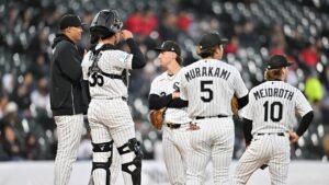 Baseball fan hospitalized after falling into visiting bullpen during White Sox-Royals game