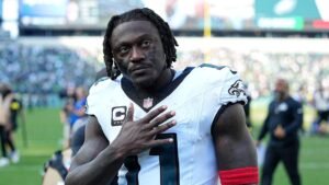 Jalen Hurts absent from AJ Brown’s wedding as Eagles trade rumors continue to swirl: report Jalen Hurts absent from AJ Brown’s wedding as Eagles trade rumors continue to swirl: report