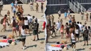 Three stabbed at crowded Rhode Island beach as hundreds of teens pack area, police say Three stabbed at crowded Rhode Island beach as hundreds of teens pack area, police say