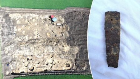 Archaeologists uncover massive ancient site during rail project, including rare Roman find Archaeologists uncover massive ancient site during rail project, including rare Roman find