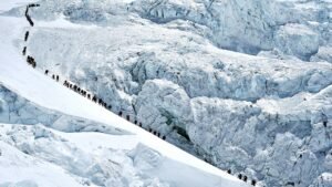 Record number of climbers summit Mount Everest from Nepali side despite overcrowding concerns