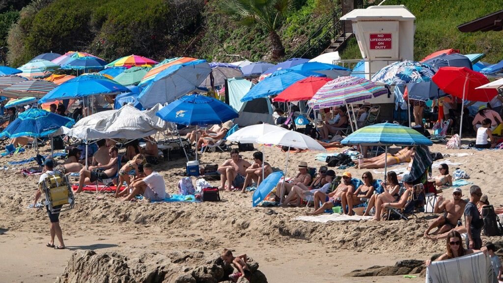Vacation hot spot cracks down on beach setups with 0 fines for sun shades, canopies