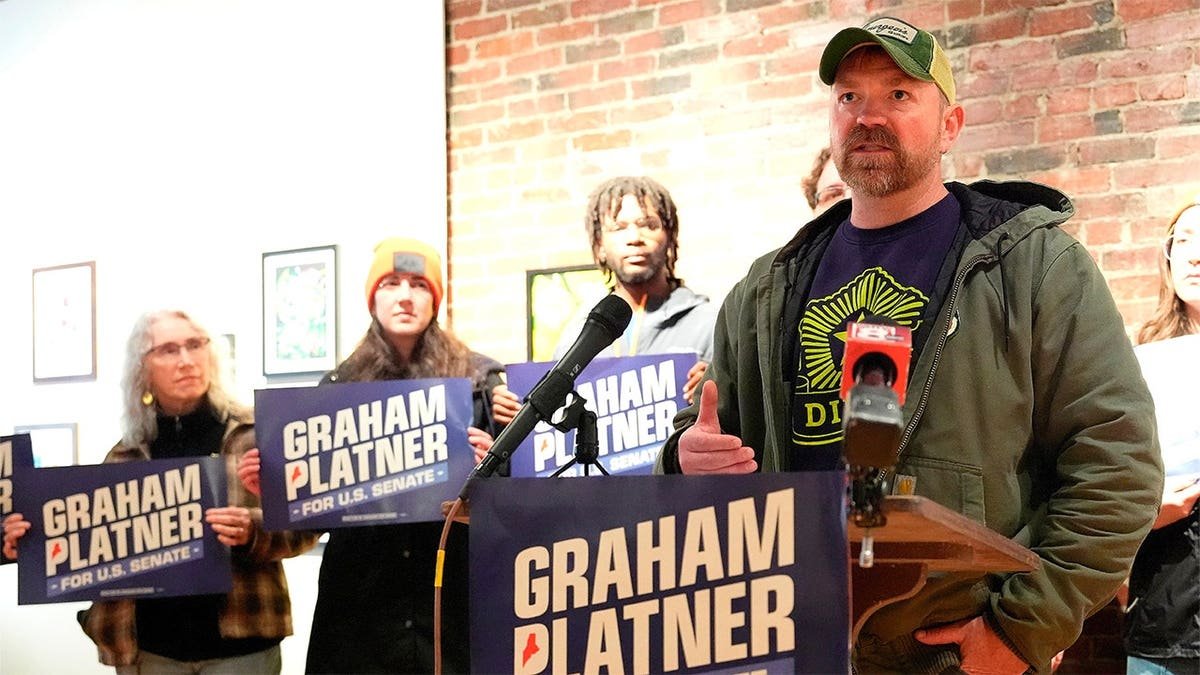 Platner is taking on Susan Collins in Maine