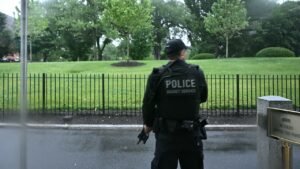 White House on lockdown after gunman brandishes pistol, fires multiple shots toward White House White House on lockdown after gunman brandishes pistol, fires multiple shots toward White House