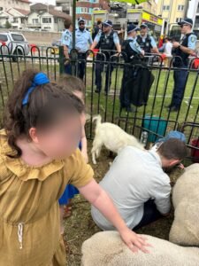 Historic image raises questions over security at Jewish event