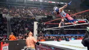 Penta hits gnarly move on Ethan Page to retain Intercontinental Championship at Saturday Night’s Main Event Penta hits gnarly move on Ethan Page to retain Intercontinental Championship at Saturday Night’s Main Event