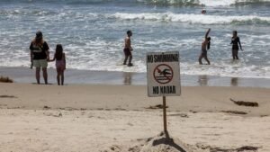 Iconic beach destination hit with unsafe water warning as pollution concerns grow Iconic beach destination hit with unsafe water warning as pollution concerns grow