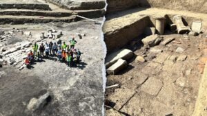 Construction workers clearing old bombs unexpectedly find ‘important’ ancient sanctuary
