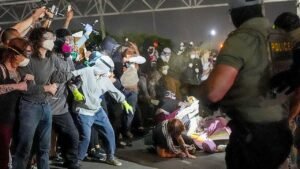WATCH: Police absent from Delaney Hall chaos as agitators block ICE vehicles and agents use pepper spray WATCH: Police absent from Delaney Hall chaos as agitators block ICE vehicles and agents use pepper spray