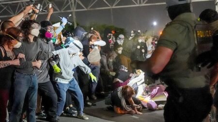 WATCH: Police absent from Delaney Hall chaos as agitators block ICE vehicles and agents use pepper spray WATCH: Police absent from Delaney Hall chaos as agitators block ICE vehicles and agents use pepper spray