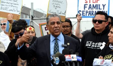 WATCH: America’s first ‘formerly undocumented’ congressman delivers ultimatum at besieged ICE facility