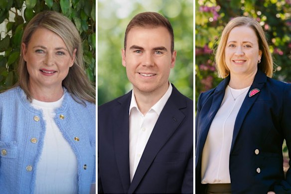 The LNP’s Fiona Hammond, Labor’s Luke Richmond, and the Greens’ Jess Lane are among nine candidates contesting the Stafford byelection.