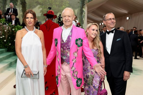 Anthony Pratt in pink at the 2024 Met Gala.