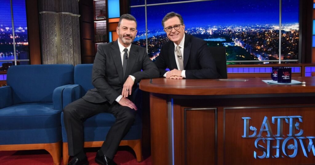 Jimmy Kimmel Tells His Viewers to Turn Off CBS After Stephen Colbert’s ‘The Late Show’ Ends Jimmy Kimmel Tells His Viewers to Turn Off CBS After Stephen Colbert’s ‘The Late Show’ Ends