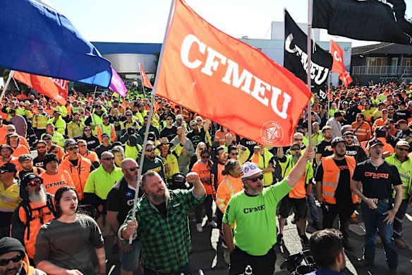 The inquiry into the militant CFMEU continues in Brisbane.