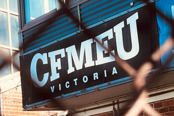 A top CFMEU official has been sacked.