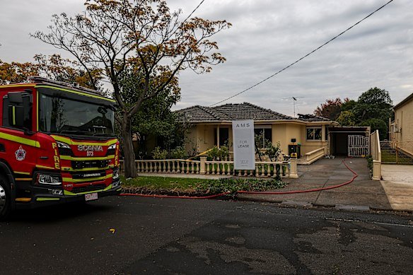 FRV crews were able to contain a house blaze in Essendon so it did not spread to neighbouring properties.