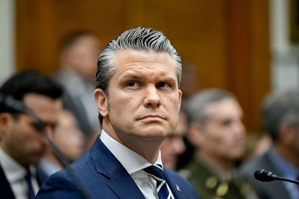 US Defence Secretary Pete Hegseth.
