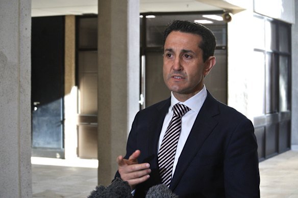 Premier David Crisafulli defended benched Sports Minister Tim Mander on Friday morning.