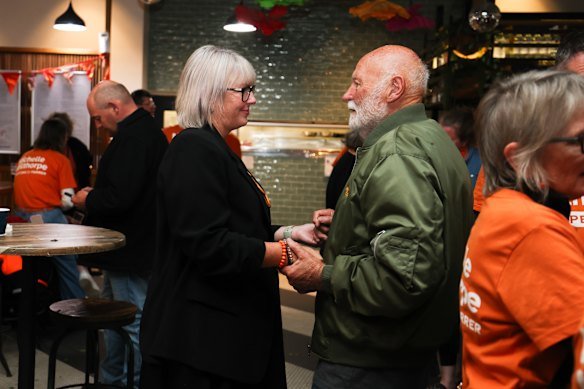 Independent Michelle Milthorpe after losing the Farrer byelection.