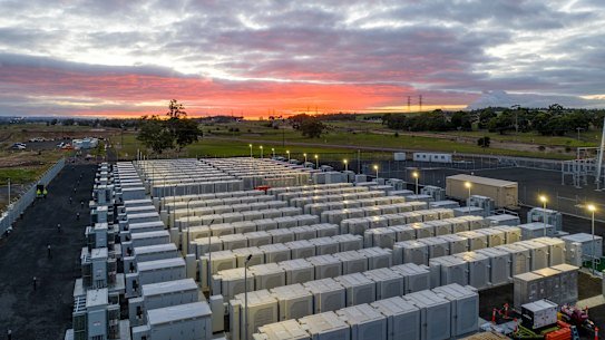 The Hazelwood big battery, owned by French energy giant Engie, is located on the site of an old coal mine. 