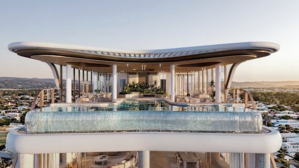 The level-19 penthouse at One Burleigh has sold for a Queensland record of $32.5 million.