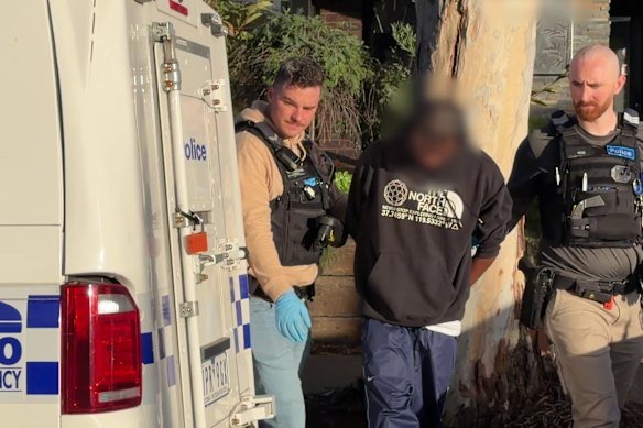 Arrest of arson suspect as part of Operation Eclipse.
