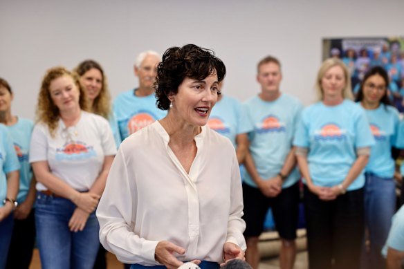 Kate Chaney represents the electorate of Curtin.