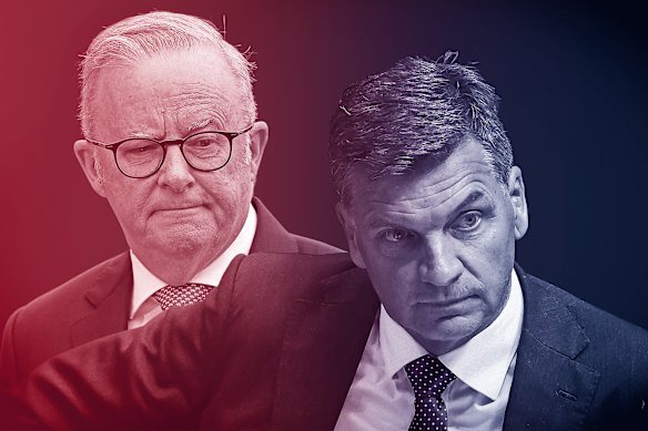 Opposition Leader Angus Taylor has edged ahead of Prime Minister Anthony Albanese as preferred PM, a first for a Coalition leader since the election last May. 